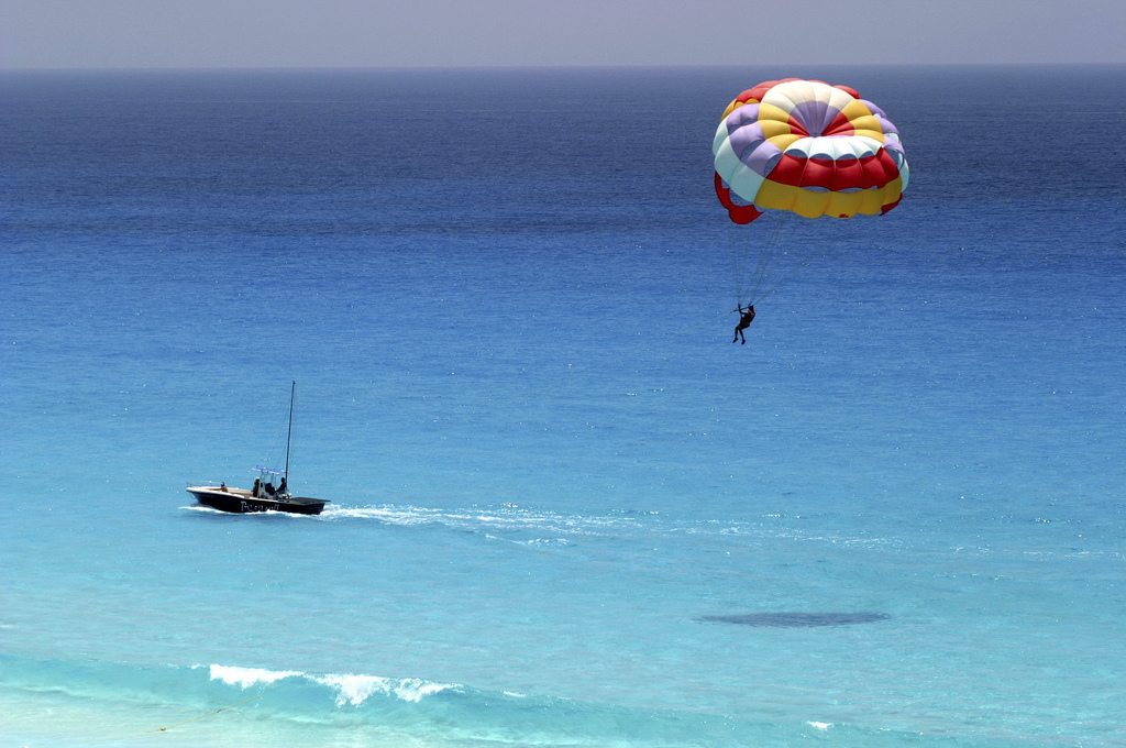 parasailing